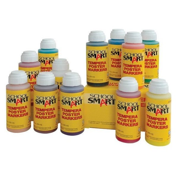 School Smart PAINT TEMPERA  DAUBER 12 PK 2961